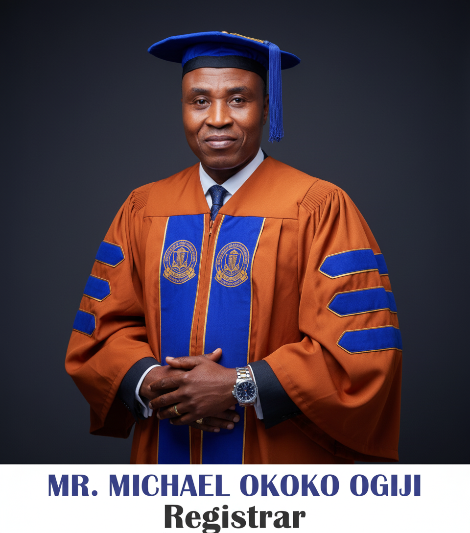 Mr. Michael Okoko Ogiji - Registrar